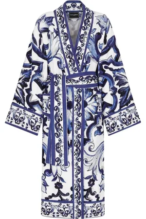 Dolce & Gabbana Bata de tejido de rizo en algodón