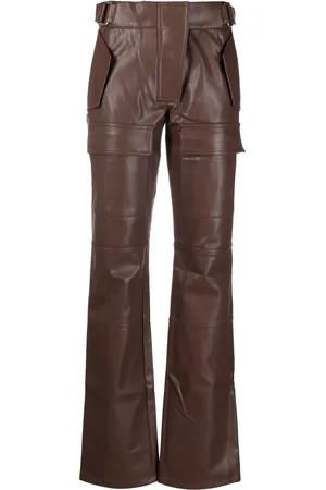 MISBHV Pantalones acampanados con tiro alto