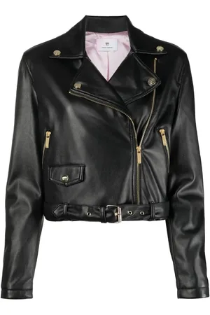 Chiara Ferragni Chamarra biker con cierre