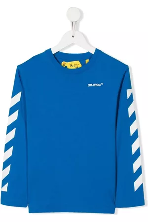 OFF-WHITE Playera manga larga con logo estampado