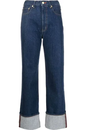 TU ES MON TRESOR Jeans The Carnelian de tiro alto
