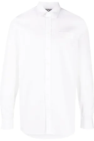 Moschino Camisa con logo bordado