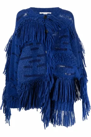 Stella McCartney Suéter oversize con flecos