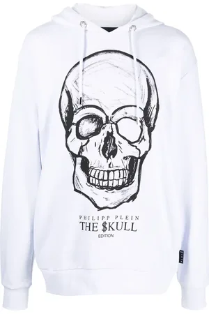 Philipp Plein Hoodie con calavera estampada