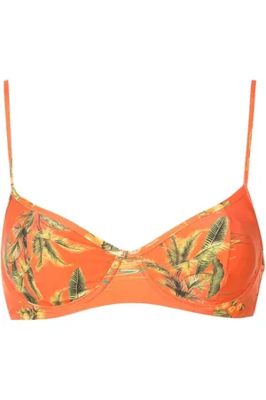 Lygia & Nanny Top de bikini con estampado floral