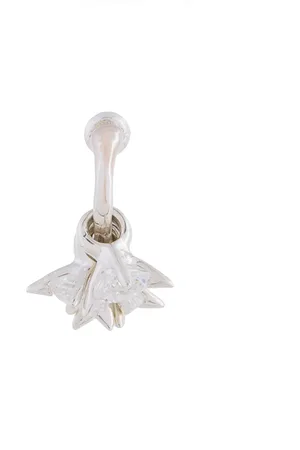 E.M. Aretes colgante con detalle de cristal