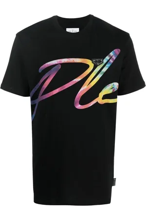 Philipp Plein Playera con logo estampado
