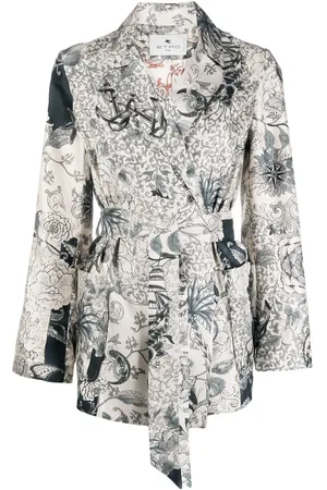 Etro Chamarra con estampado gráfico
