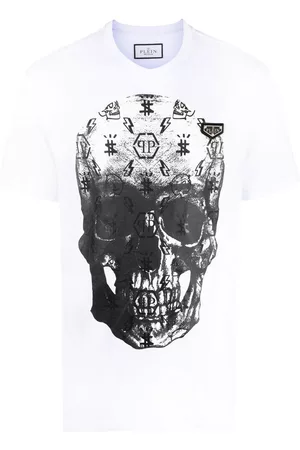 Philipp Plein Playera con motivo Skull