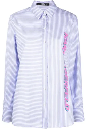 Karl Lagerfeld Playera con logo estampado