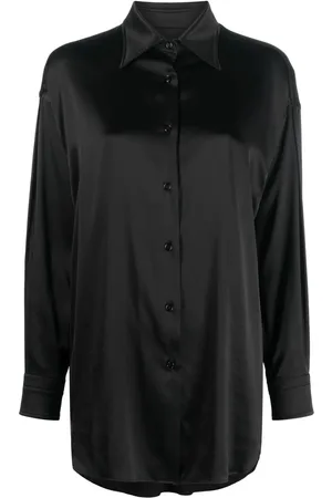 Tom Ford Camisa con cuello de pico y botones