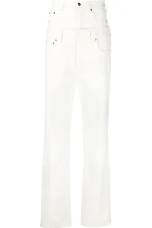 AC9 Pantalones con tiro alto y paneles