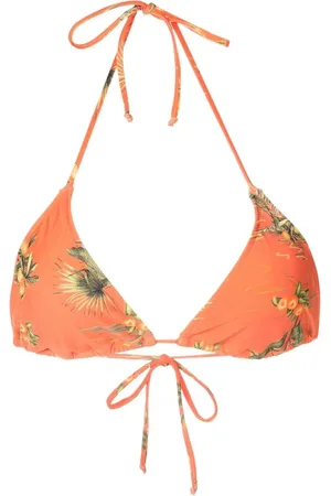 Lygia & Nanny Top de bikini con estampado floral