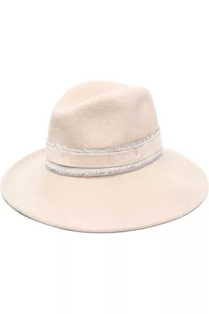 ELEVENTY Mujer Sombreros - Sombrero fedora con detalle deshilachado