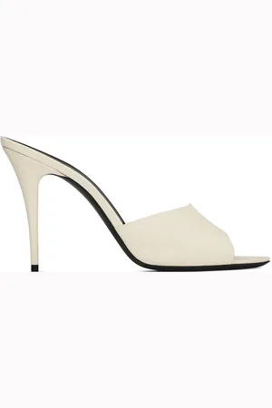 Saint Laurent Mules Sand New Belfagor con tacón de 110m