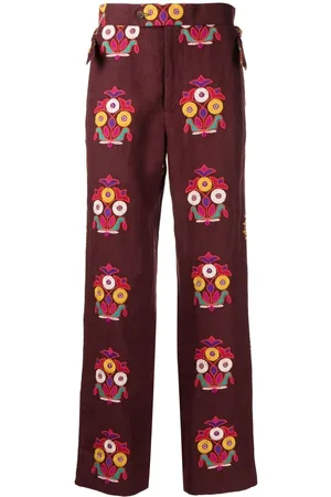 BODE Pantalones de vestir con motivo