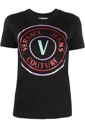 VERSACE Playera con logo estampado