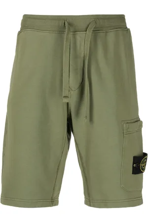 Stone Island Shorts deportivos con parche del logo