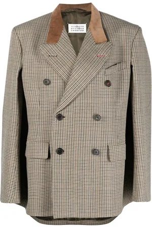Maison Margiela Blazer con motivo pied de poule