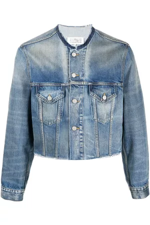 Maison Margiela Chamarra corta sin cuello