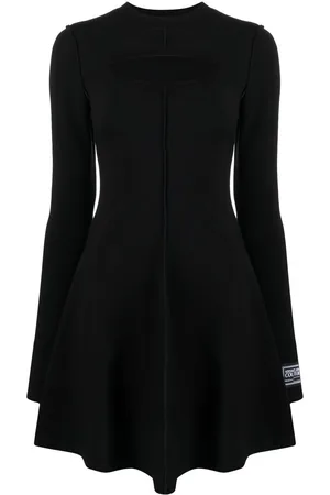 VERSACE Vestido acampanado con aberturas