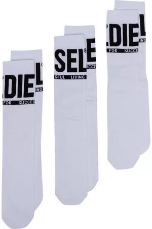 Diesel Juegos de tres pares de calcetines Skm-Ray con logo en jacquard