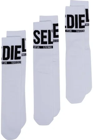 Diesel Juegos de tres pares de calcetines Skm-Ray con logo en jacquard