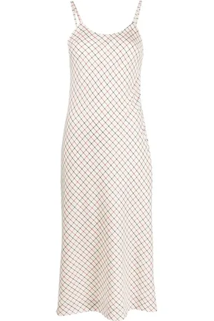 Maison Margiela Slip dress con estampado de lunares
