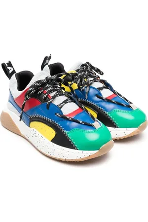 Stella McCartney Tenis con agujetas y diseño de paneles