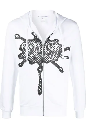 Comme des Garçons Hoodie con estampado gráfico