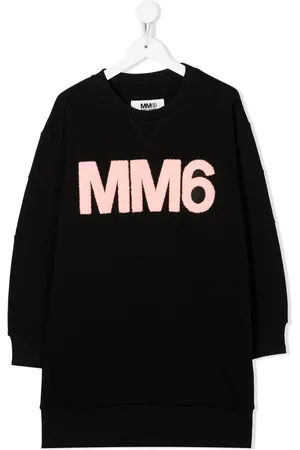 Maison Margiela Vestido estilo sudadera con logo