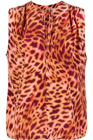 Stella McCartney Blusa con animal print