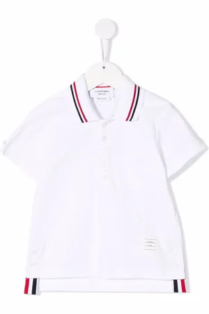 Thom Browne Playera tipo polo manga corta