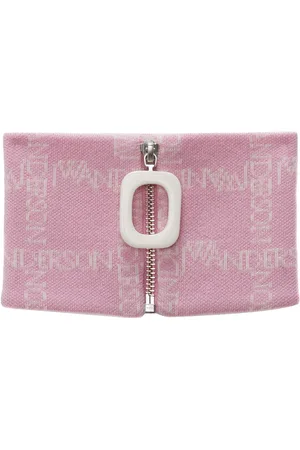 J.W.Anderson Bufanda con monograma estampado