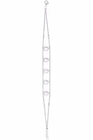 DJULA Pulsera en oro blanco de 18kt con diamantes