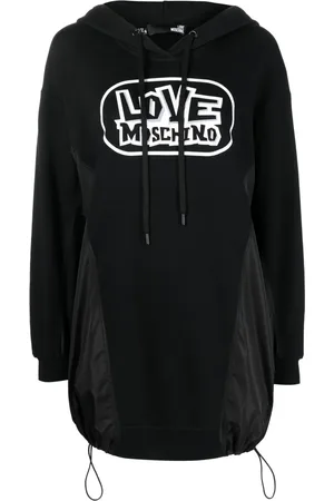 Moschino Vestido estilo hoodie con logo