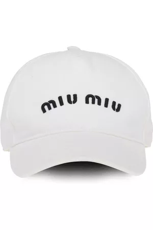 Miu Miu Gorra con logo bordado