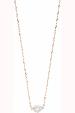 DJULA Collar Eye en oro rosa de 18kt con diamantes