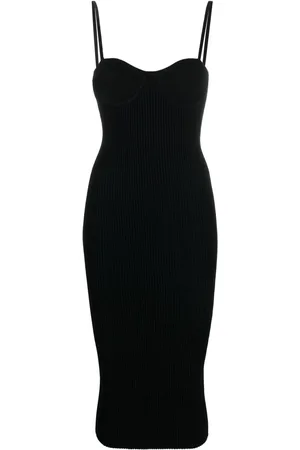 Helmut Lang Vestido corto con escote en forma de corazón