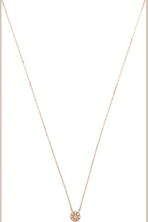 DJULA Collar Target en oro rosa de 18kt con diamantes