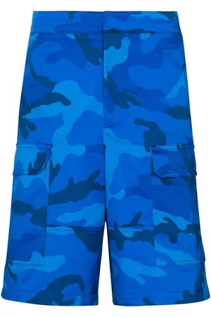 VALENTINO GARAVANI Shorts cargo con estampado militar