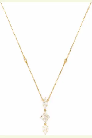 DJULA Collar Delicatesse en oro amarillo de 18kt con diamante