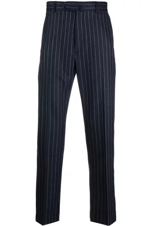 Kenzo Pantalones tapered a rayas diplomáticas