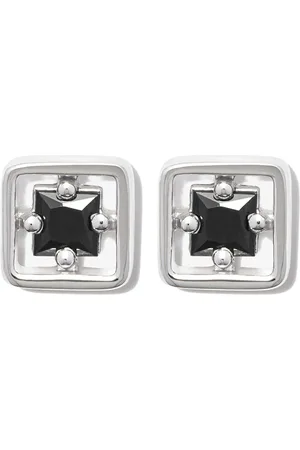 Suzanne Kalan Aretes Inlay en oro blanco de 18kt con zafiro