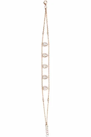 DJULA Pulsera en oro rosa de 18kt con diamantes