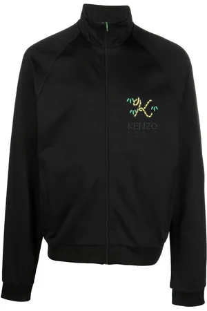 Kenzo Sudadera con logo y cierre