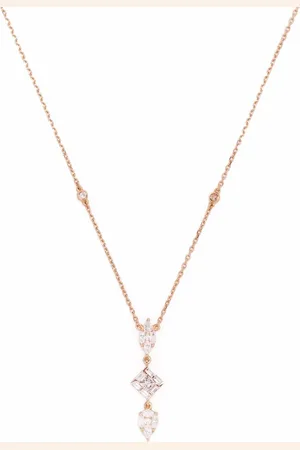 DJULA Collar Delicacy en oro amarillo de 18kt con diamantes