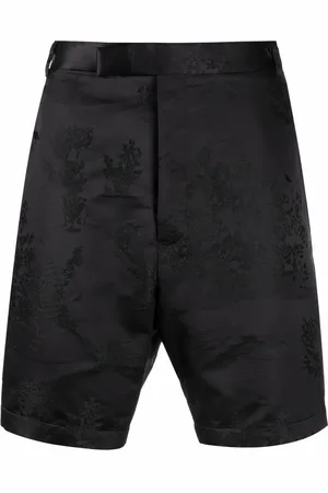 Thom Browne Shorts de vestir con rayas RWB