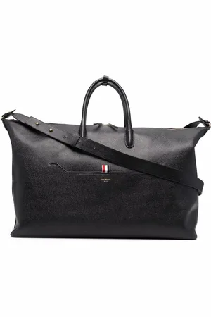 Thom Browne Bolsa de viaje con rayas RWB