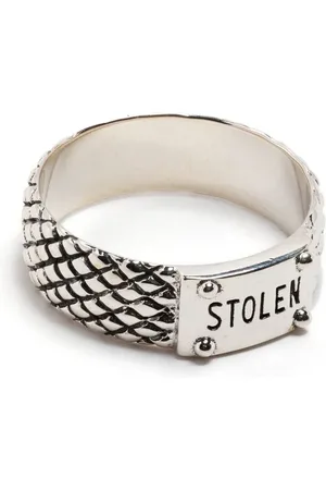 Stolen Girlfriends Club Anillo en plata con logo grabado